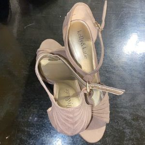 Kelly & Katie heels, beige size 7.5 lightly worn